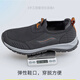 Adachiaki lijian alte Mannschuhe Herren Sommer atmungsaktiven Mesh Schuhen Einerpicker Daddy-Wanderschuhe im mittleren Alter.
