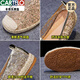 卡帝乐鳄鱼（CARTELO）单鞋女2025新款夏季网纱透气娘惹鞋草编鞋一脚蹬孕妇渔夫鞋 米色 35