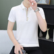 Semir 2025 Été Nouveau Polo à manches courtes pour hommes à manches courtes Handsomed T Black Qy723 M [Recommandé 100-120Jin [Jin est égal à 0,5 kg]]]