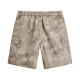 Mark Waffe [camouflage workwear] casual shorts men's 25 summer large pocket letter embroidery fashion trendy and cool versatile five-point pants 701 khaki 2XL