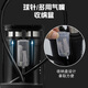 斯帕克打气筒篮球自行车家用通用便携电动车汽新型高压充气筒篮球气管子 气针套装