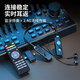 Pinshi Professional Live Broadcast Headset Live Sound Card Headset Wireless Monitoring In-Ear Return Equipment Full Set Bluetooth Hanging Neck Douyin Band Goods K Song Noise Reduction Suitable for Apple Android J3 Sound Card Headphones + Special Effects Sound Remote Control + Monitoring