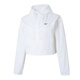 Nike (NIKE) sports suit women's clothing 2025 new autumn fitness training woven two-piece jacket jacket, foot trousers HJ1183-100+HV2358-100 S