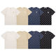 MLB Couple T-shirt à manches courtes Summer Diamond Impression complète Presbyterian Zhang Linghe Même homme à manches et femmes à manches mi-manche DT-9901 CRAME S