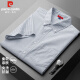 Pierre Cardin Camisa de manga corta Hombres Summer Algodón puro Jacket suelto Hombres de negocios Camisa informal