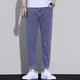 
Changdeng Jeans Men's Slim Small Foot Spring and Summer Thin Small Foot Jeans Men's Casual Slim Men's Straight Pants Blue [D826] 28