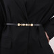 
viney cowhide belt for women fashion decoration with skirt straps, versatile waistband, student casual belt birthday gift