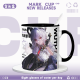 Urabashi Mingchao Zanni Xiakong Cup Peripheral Anime 2D Game Péripheral Water Cup [White Hand] DR6198 TUG EXQUISITE [Coupe simple + cuillère + couvercle de tasse + Course]