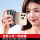 科润乐【超mini】自拍杆三脚架便携随身手机迷你伸缩防抖支架旅游专用360旋转多功能自拍神器 【黑色】三合一形态丨11CM收纳丨蓝牙遥控