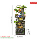 
Waterscape and rockery flowing water fountain living room entrance office Fengshui wheel landscape decoration ornament fish tank water truck 9923 small height 108CM