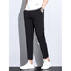 Firs Jeans Shanshan Denim Herren High-End Ice Seide Stretch Neun-Cropped Hosen Herren-Casual Hosen Sommer Dünne gerade, verjüngte drapierende dunkelgraue B9905 28