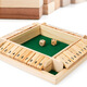 Close Box Master Digital Flop Kinderspielzeug vierseitiges Brettspiel Trinkspiele Props Party Freizeit lustigeres vierseitiges Farbmodell <Zwei Würfel Reine Zahlen> + Farbboxmodell + 8 Würfel