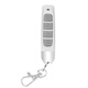 Chuke Universal Copy Roller Shutter Door Electric Door Garage Electric Door Remote Control Access Key 433 Frequency White 433 Thumb Type