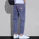 
Changdeng Jeans Men's Slim Small Foot Spring and Summer Thin Small Foot Jeans Men's Casual Slim Men's Straight Pants Blue [D826] 28