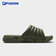 Fila Fusion Official Trendy Sports Slippers Bread Slippers Men's 2025 Été respirant