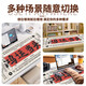 Sandma (Vsartero) Drei-Farben-Katze (SFMCEMQ) Drei-Farben-Katze verdient Geld und wohlhabendes Textmäusepolster im chinesischen Stil Super groß und High-End Office Desk Pad Positive Energy Computer Pad 12392 Fortune 100 cm x 50 cm x 4 mm