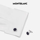 Montblanc Meisterstück silver starry sky cufflinks 112906