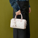New Zealand Pegasus Boston Bag New Bucket Hand-Laundry Single Shoulder Crossbody Commuter Pillow Bag 2025618 Nut Apricot Small