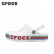 卡骆驰（crocs）男女童鞋24秋季新款平底凉鞋轻便洞洞鞋9731-100官方旗舰 209731-100 25.5 C9(25-26)