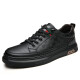 Yierkang Men's Shoes 2025 Nuevo primavera zapatos de cuero casual de hombres transpirables para hombres zapatos versátiles de tablero de moda para hombres Yek9909 White 38 [Tamaño de zapato de cuero estándar]