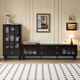 Quanyou Home American retro TV cabinet combination living room new high-end atmospheric storage household cabinet