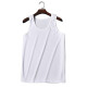 Jihua 3501 White Vest Made Formal White Vest Men's Summer Physical Sleeveless Physical Training Vest Clothes Sweatshirt Quick Dry White Vest 180-185/100