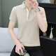 Semir 2025 Été Nouveau Polo à manches courtes pour hommes à manches courtes Handsomed T Black Qy723 M [Recommandé 100-120Jin [Jin est égal à 0,5 kg]]]