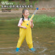 Blue Owl Shield Children's Seawear Rain Shoes Rain Boots One-piece Water Pants Playing with Water Suit Waterproof Wading Pants YX1050 31