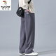 Woodpecker (Tucano) American Casual Hosen für Herrenherbst- und Wintermodemarke High Street Wide-Bein-Sporthosen für Männer losen gerade große Größe der Schwergewicht 10921-Hk9209 Navy Blue Regulal M etwa 90 ~ 115 Jin [Jin gleich 0,5 kg] kann getragen werden können