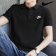Nike (Nike) Polo-Shirt Herrenhälfte halbärmeliger Sommer New Lapel Casual Tennis Kurzärärtes Sport T-Shirt FN3895 FN3895-010 // 2024 New S 165/84a