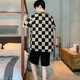 Herren-Pyjamas Sommermodal kurzärmelige Sommereiseis-Dünnstil-Teenager können Sommer-Hausbekleidungsanzüge außerhalb von Jy Men 687 l Größe 170, Gewicht 100-130 Jin [Jin gleich 0,5 kg]