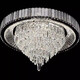 OPP (OPPLE) 2025 Nouveau style 2024 Nouveau style LED LUMIÈRE LUMBRE CRISTAL ÉCLAIRAGE CRISTAL RETRAIMENT CHANDELIER CHAMBRE LAMPE HOME DÉCORATION PLAFIER 1W 9902 Diamètre 80cm