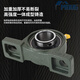 Outer spherical seated bearing UCP204P205P206P207P208P209P210P212 vertical fixed base NISK-UCP209 thickened base assembled with high-end bearings others