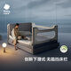 
Babycare bed fence crib guardrail anti-fall protection children's origin white [1.8m*1 piece + 2m*2 piece]