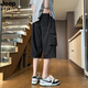 JEEP SPIRIT Jeep Army Green Working Shorts Men's Summer Ice Silk Cool Cropped Pants Men's Loose Casual Harun Sports Pants 679 Military Green M About 90-120 Jin [Jin equals 0.5 kg] Can be worn