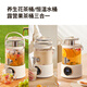 Xike faucet health pot constant temperature kettle floral tea bucket fruit tea bucket household multi-functional teapot stewing all-in-one large-capacity floral teapot 3L with tea drain 316 heating plate + reservation + automatic heat preservation