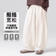
I.KARNOW boys summer mosquito-proof pants for big children's pure cotton pants 2025 new straight wide-leg pants thin children's machete trousers 15273 apricot color [pure cotton fabric] 120
