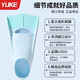 Yuke swimming fins for men and women freestyle breaststroke silicone short fins for adults and children professional lightweight training diving feet lake blue earplugs nose clip + portable mesh bag M recommended shoe size 39-41