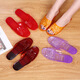 Yunyouli (yunyouli) summer women's crystal sandals comfortable flat heel PVC slippers 1478 yellow 38