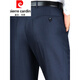 
Pierre cardin drooping casual trousers for men autumn and winter thick business men's pants for middle-aged and elderly people without ironing and wrinkle loose 9901 black 29 (2.2 feet)