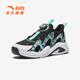 ANTA Children's Frame Shoes Boys Sandals Baotou 2025 Girls Summer New Non-Slip Breathable Large Mesh Beach Shoes Black/Ruoye Green 6991H-4 Boys 33
