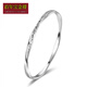 Centennial Baojinxiang platinum bracelet for women pt950 platinum bracelet for women pure platinum Mobius crushed ice starlight surround bracelet, perfect circle 65 circles, about 3.8mm, weight about 20.43 grams