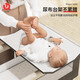 Youlebo [Nouveau produit] Cribe avec table à couches épisser Big Baby Baby Multi-Fonctional Baby Caxing Artefact New-Born Cradle Sleeping, peut soulever et baisser le berceau [Table des couches + pad brun + moustique net