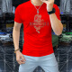 Playboy (Playboy) 2025 Camiseta de manga corta Doble de algodón doble algodón de algodón de algodón de manga de mangas