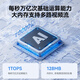 中兴（ZTE）小兴看看SC50云台版500万像素3K 超微光全彩 AI人形侦测手机查看双频家用摄像头监控 灰色64G