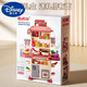 Disney (Disney) Kinderhaus spielen Haus Mini Küche Kochen Simulations Set 1 Spielzeug 3-6 Jahre alte Mädchen Jungen Geburtstagsgeschenk [E-Commerce Version 94 Stücke] Super Large Kitchen-Blue: Water Out