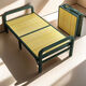 Ximofang Hogar Single Double Break Break Bambo Bamboo Bamboo Madera sólida Tablero duro Camino de plegado de cama fría simple Reforzada Camishui Mingzhu*192 Long*95 ancho-16851