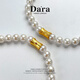 Dara Pearl Bracelet 925 Silver Noble Support Bracelet Birthday Gift for Girlfriend Wife Mom Freshwater Pearl Bracelet