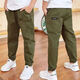 Zuo Feiluo Vêtements pour enfants Pantalons de garçons 2023 Pantalons simples Pantalons de travail pour enfants du printemps et de l'automne