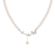 AJIDOU Ajidou Necklace Light Luxury and High-end Butterfly Pearl Pendant Necklace Clavicle Chain Accessories Light Luxury Gift to Girlfriend and Wife